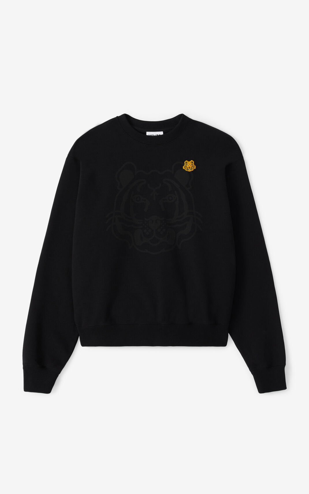 Kenzo K Tiger Sweatshirt Black For Mens 1689LROBW